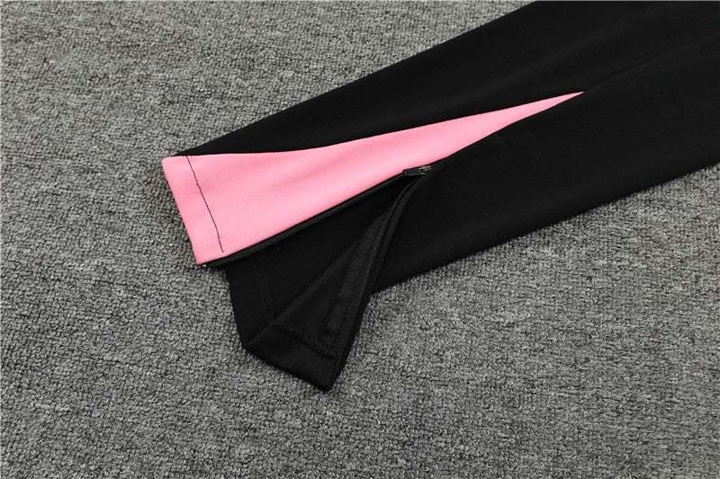 Paris Saint Germain 2024/25 Training Tracksuit ( Black + Pink)