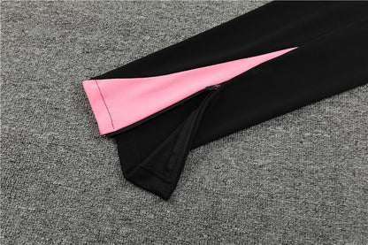 Paris Saint Germain 2024/25 Training Tracksuit ( Black + Pink)