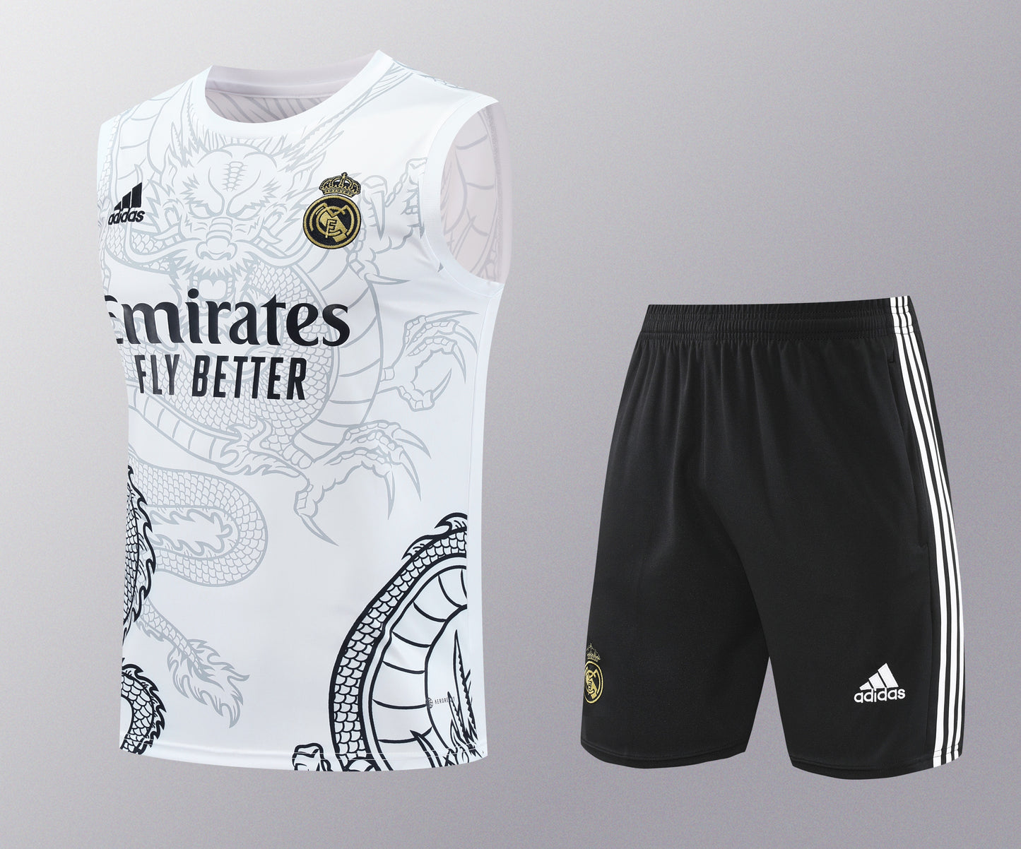 Real Madrid 2024/25 Training Vest Tracksuit (white 3)