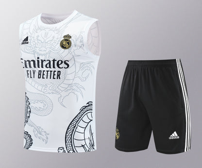 Real Madrid 2024/25 Training Vest Tracksuit (white 3)