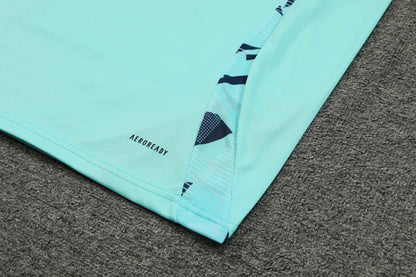 Real Madrid 2024/25 Training Vest Tracksuit (teal)