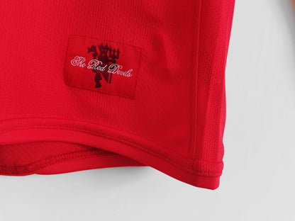 Manchester United 2007/08 Longsleeved Home Jersey - Retro Edition - The Jersey Vault