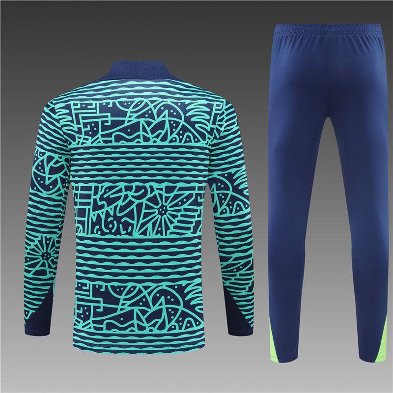 Brazil 2024/25 Training Tracksuit (Lake Blue)