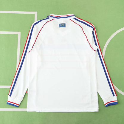 France 1998/99 Longsleeved Away Jersey - Retro Edition - The Jersey Vault