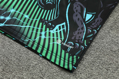 Real Madrid 2024/25 Training Vest Tracksuit (green panther)