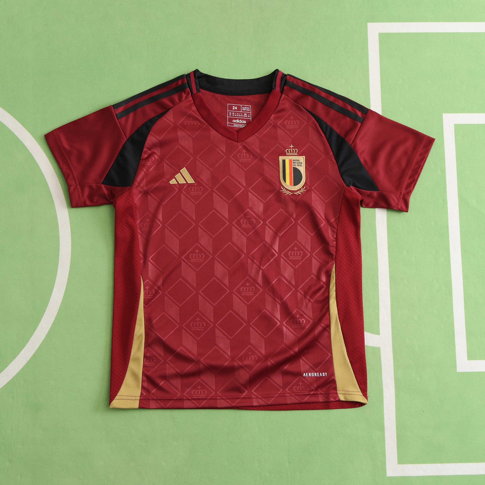 Belgium 2024/25 Home Kit - Fan Edition (Kids) - The Jersey Vault