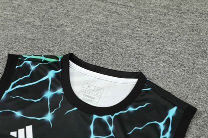 Real Madrid 2024/25 Training Vest Tracksuit (green panther)