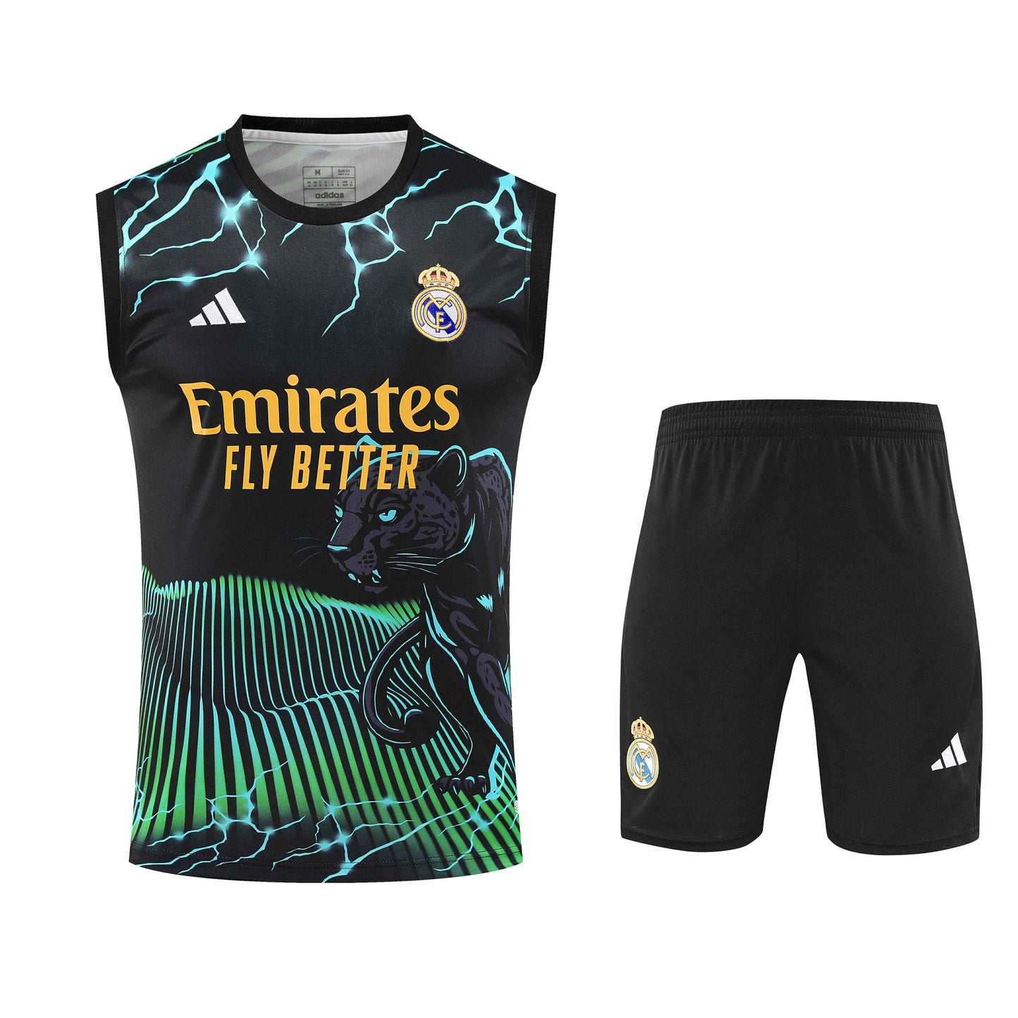 Real Madrid 2024/25 Training Vest Tracksuit (green panther)