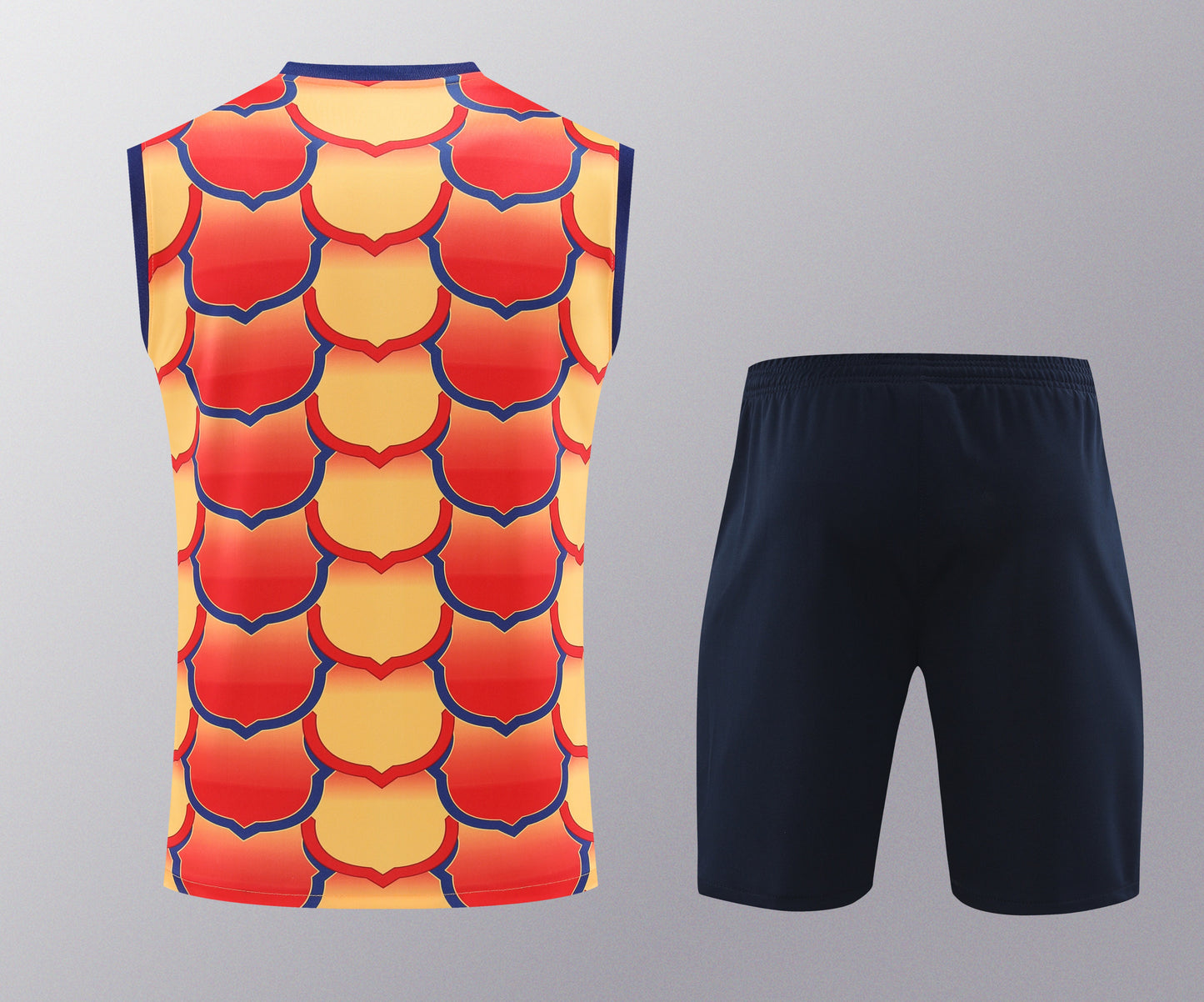 FC. Barcelona 2024/25 Training Vest Tracksuit (orange 2)