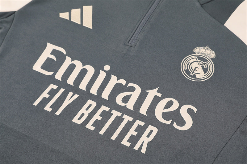 Real Madrid 2024/25 Training Tracksuit (Grey)