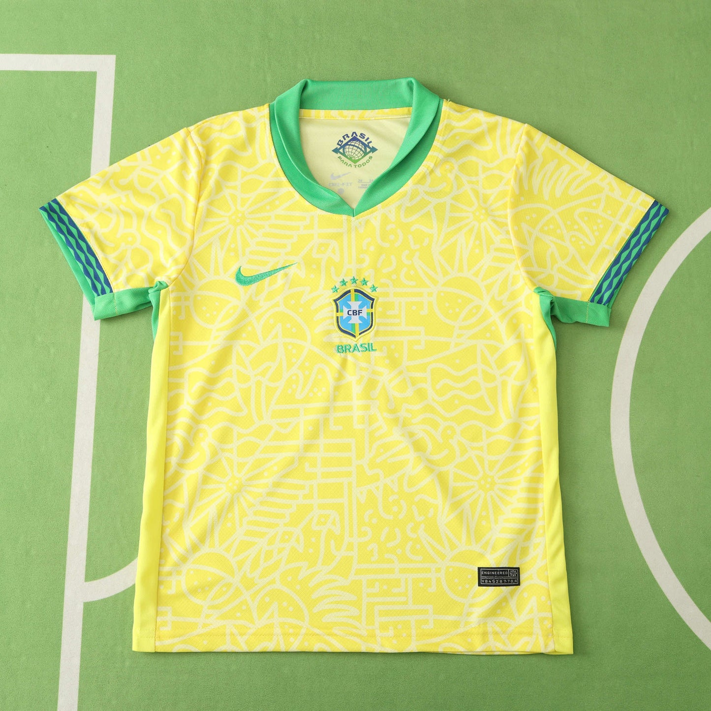 Brazil 2024/25 Home Kit - Fan Edition (Kids)