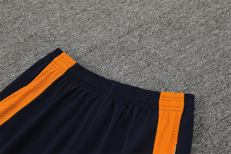 Real Madrid 2024/25 Training Tracksuit (White + Orange #7)