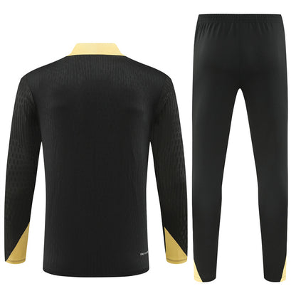 Barcelona 2024/25 Training Tracksuit (Black)