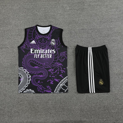Real Madrid 2024/25 Training Vest Tracksuit (purple dragon)