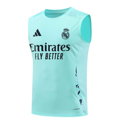 Real Madrid 2024/25 Training Vest Tracksuit (teal)