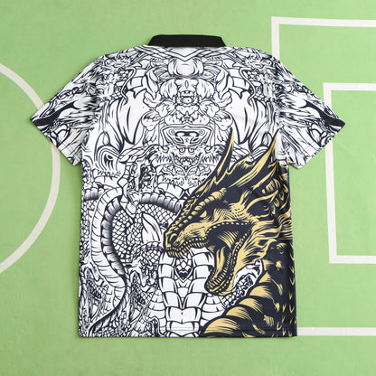 Real Madrid 2024/25 The Year of the Loong Jersey - Special Edition (Black & White)