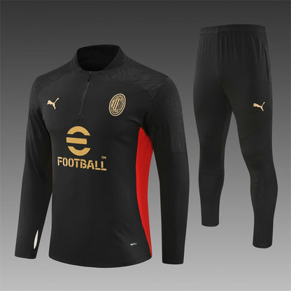 AC Milan 2024/25 Training Tracksuit ( Black)