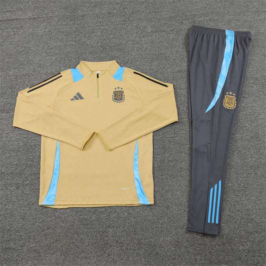 Argentina 2024/25 Training Tracksuit (Gold)
