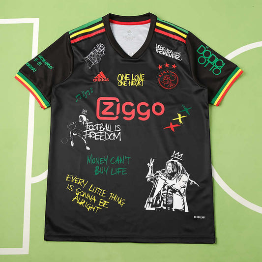 AFC Ajax 2025/26 Bob Marley Concept Jersey - Special Edition (Black)