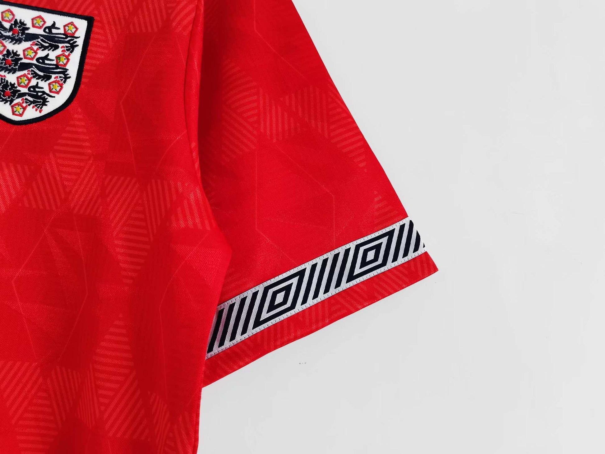 England 1990/01 Jersey - Retro Edition (Red) - The Jersey Vault