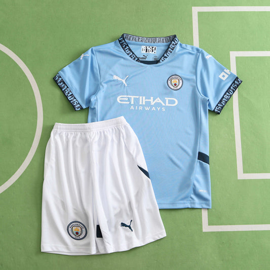 Manchester City 2024/25 Home Kit - Fan Edition (Kids)