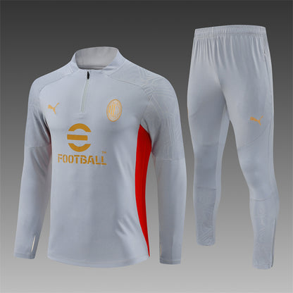 AC Milan 2024/25 Training Tracksuit ( Grey)