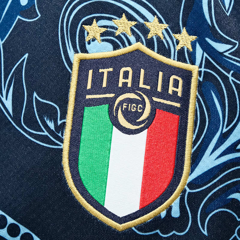 Italy 2023/24 Blue Versace Jersey - Special Edition - The Jersey Vault