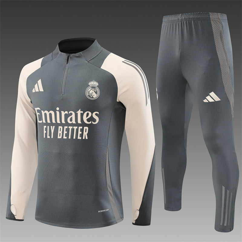 Real Madrid 2024/25 Training Tracksuit (Grey)