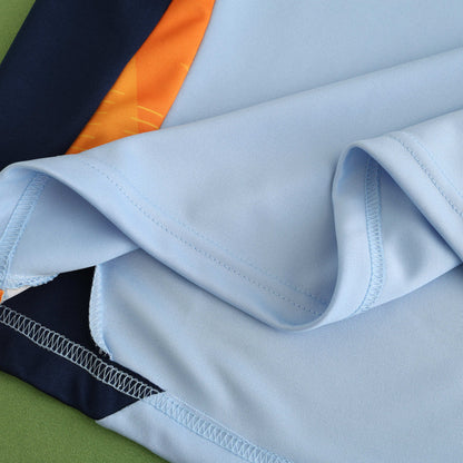 Real Madrid 2024/25 Training Tracksuit (White + Orange #3)