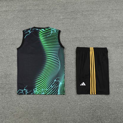 Real Madrid 2024/25 Training Vest Tracksuit (green panther)