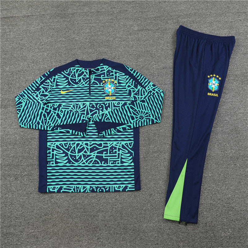 Brazil 2024/25 Training Tracksuit (Lake Blue)