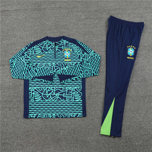 Brazil 2024/25 Training Tracksuit (Lake Blue)