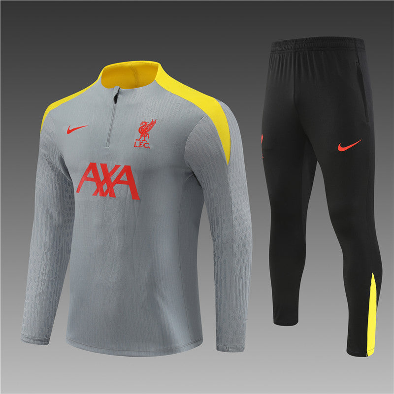 Liverpool 2024/25 Training Tracksuit (Grey & Yellow)