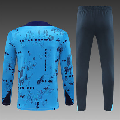 Chelsea 2024/25 Training Tracksuit (Blue Glitch)