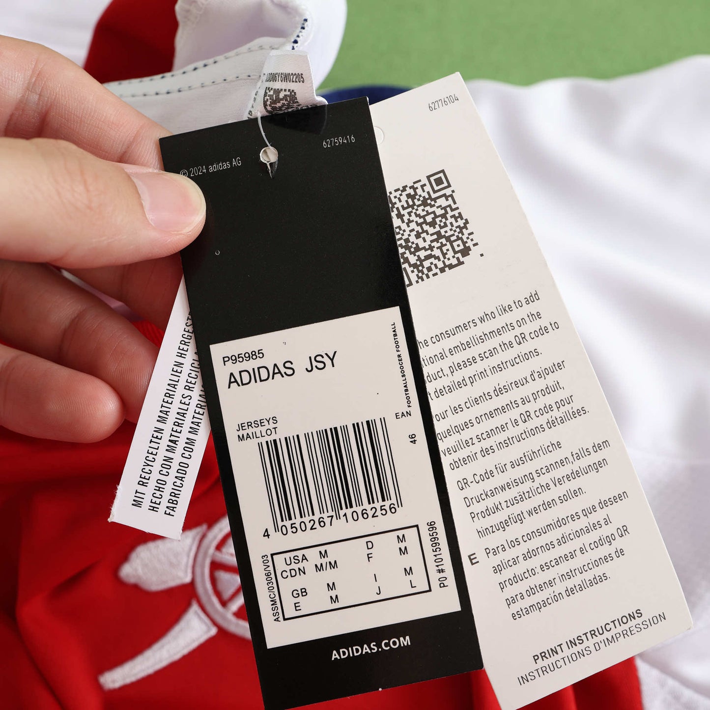 Arsenal 2024/25 Home Jersey - Fan Edition - The Jersey Vault