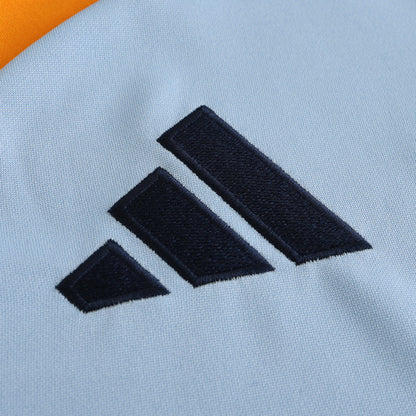 Real Madrid 2024/25 Training Tracksuit (White + Orange #3)