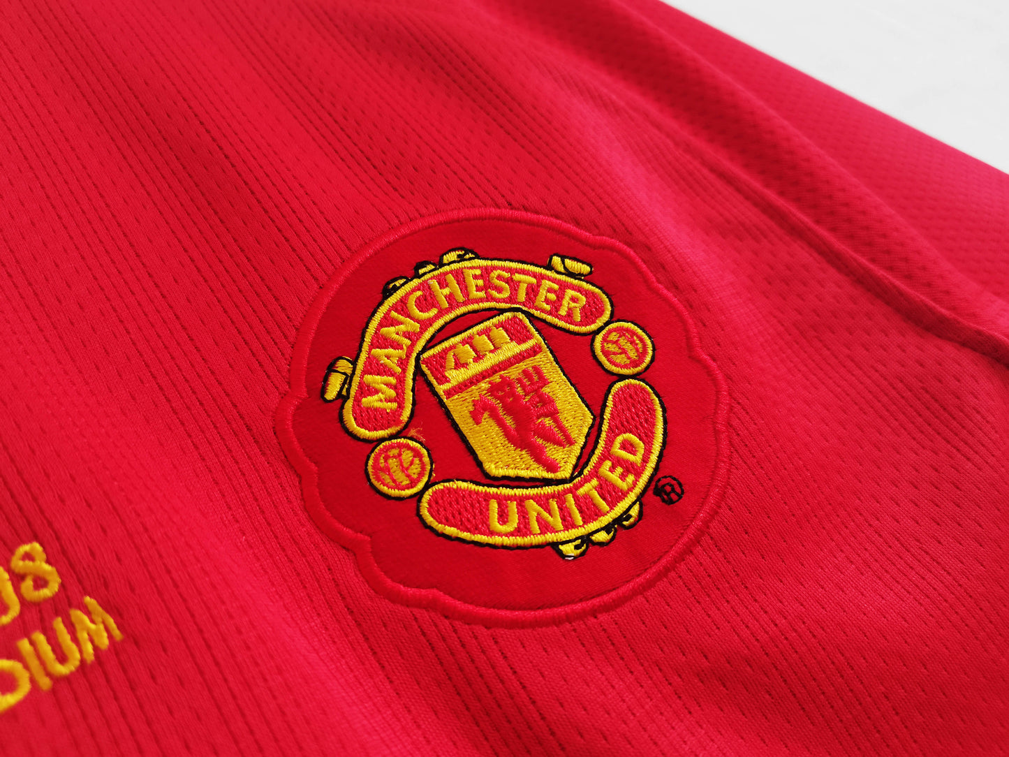 Manchester United 2007/08 Longsleeved Home Jersey - Retro Edition - The Jersey Vault