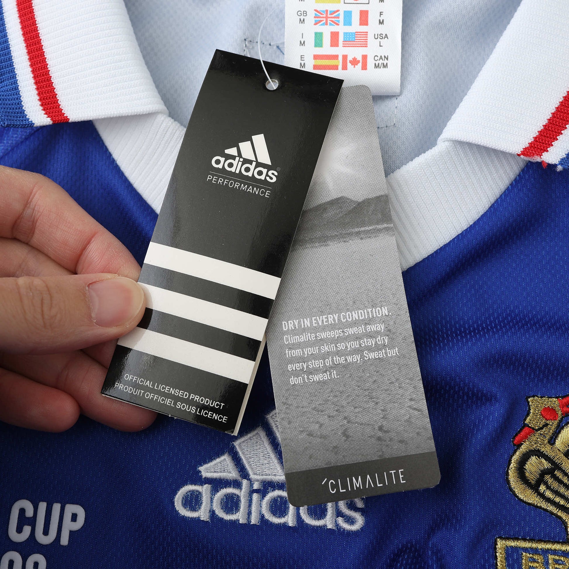 France 1998/99 Home Jersey - Retro Edition - The Jersey Vault