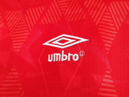 England 1990/01 Jersey - Retro Edition (Red) - The Jersey Vault