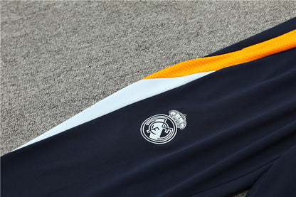Real Madrid 2024/25 Training Tracksuit (White + Orange #6)