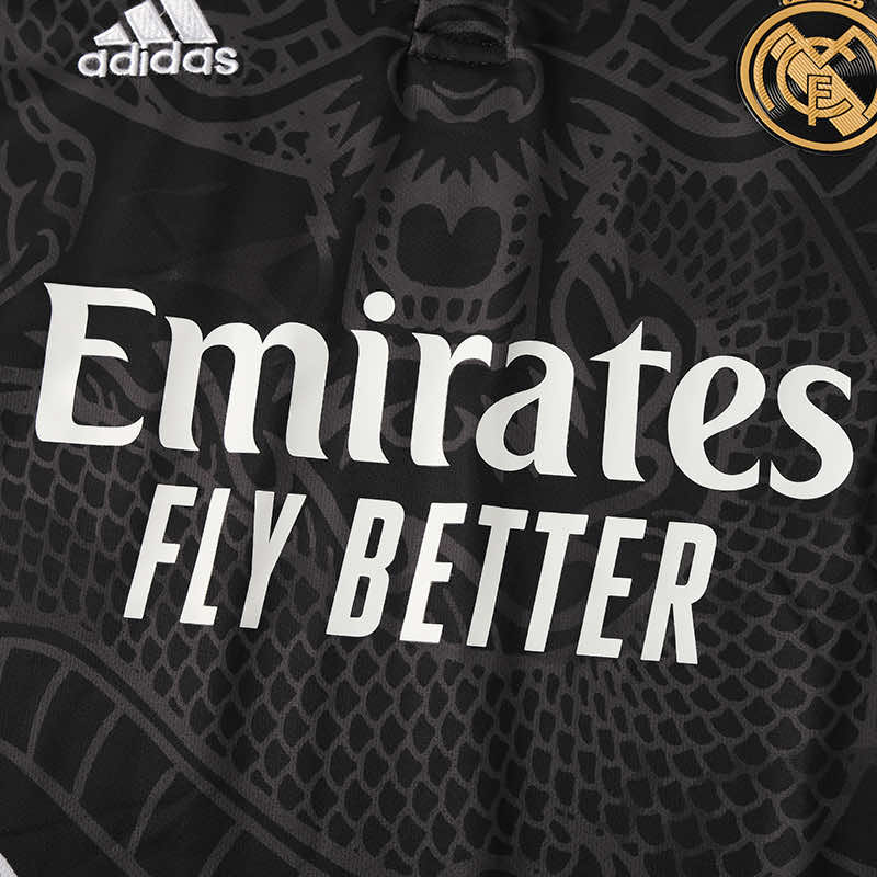 Real Madrid 2024/25 The Year of the Loong Memorial Jersey - Special Edition (Black)