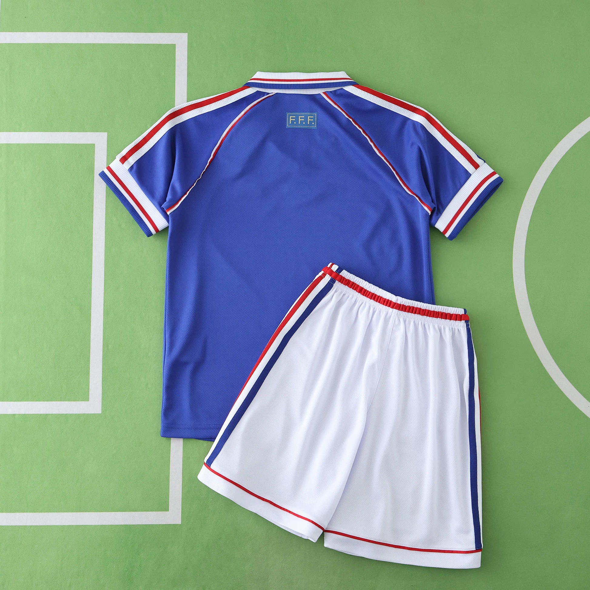 France 1998/99 Home Kit - Retro Edition (Kids) - The Jersey Vault