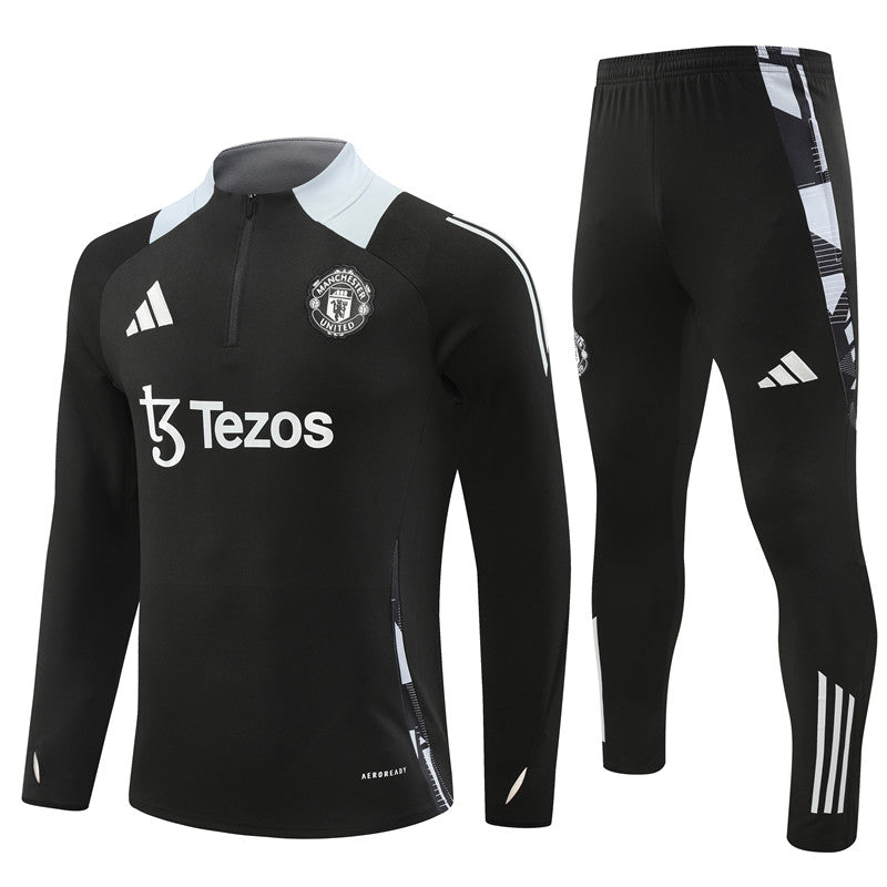 Manchester United 2024/25 Training Tracksuit (Black)