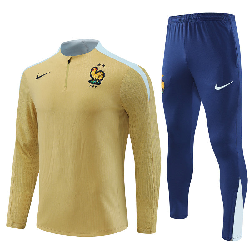 France 2024/25 Training Tracksuit (Gold)
