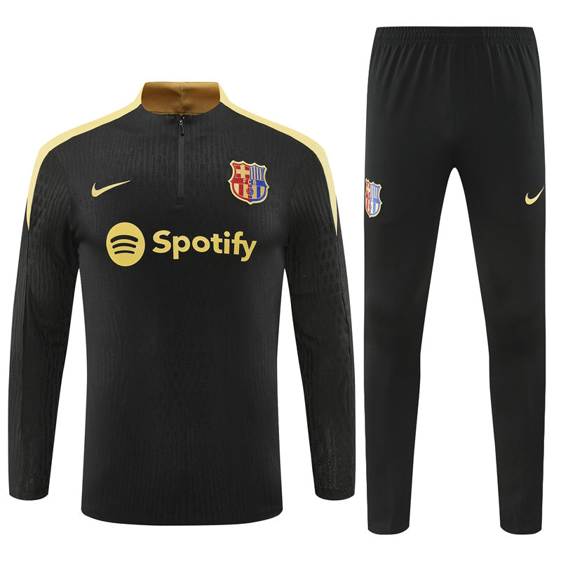 Barcelona 2024/25 Training Tracksuit (Black)