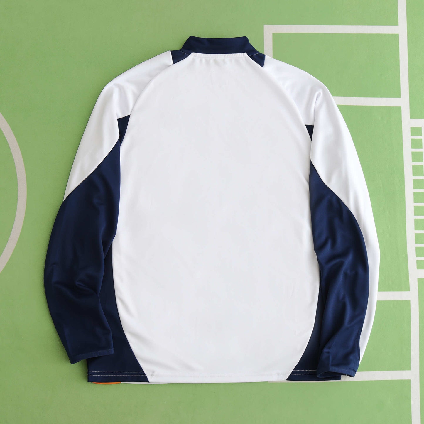 Real Madrid 2024/25 Training Tracksuit (White + Orange #4)