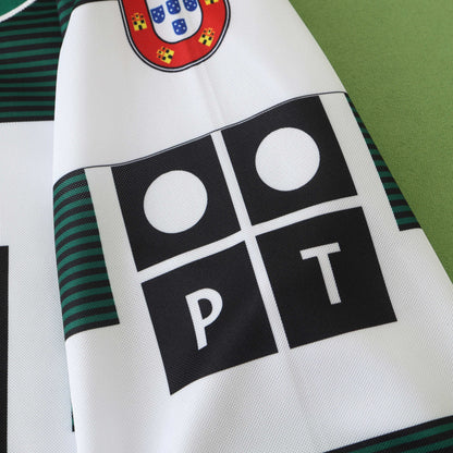Sporting CP 2001/02 Longsleeved Home Jersey - Retro Edition
