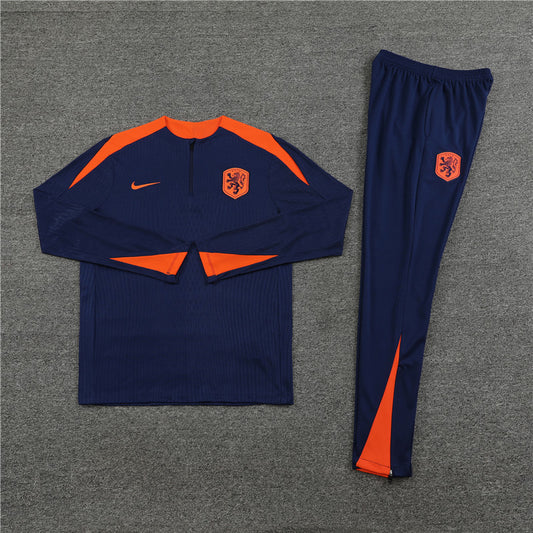 Netherlands 2024/25 Training Tracksuit (Navy)