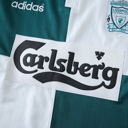 Liverpool 1995/96 Longsleeved Away Jersey - Retro Edition - The Jersey Vault