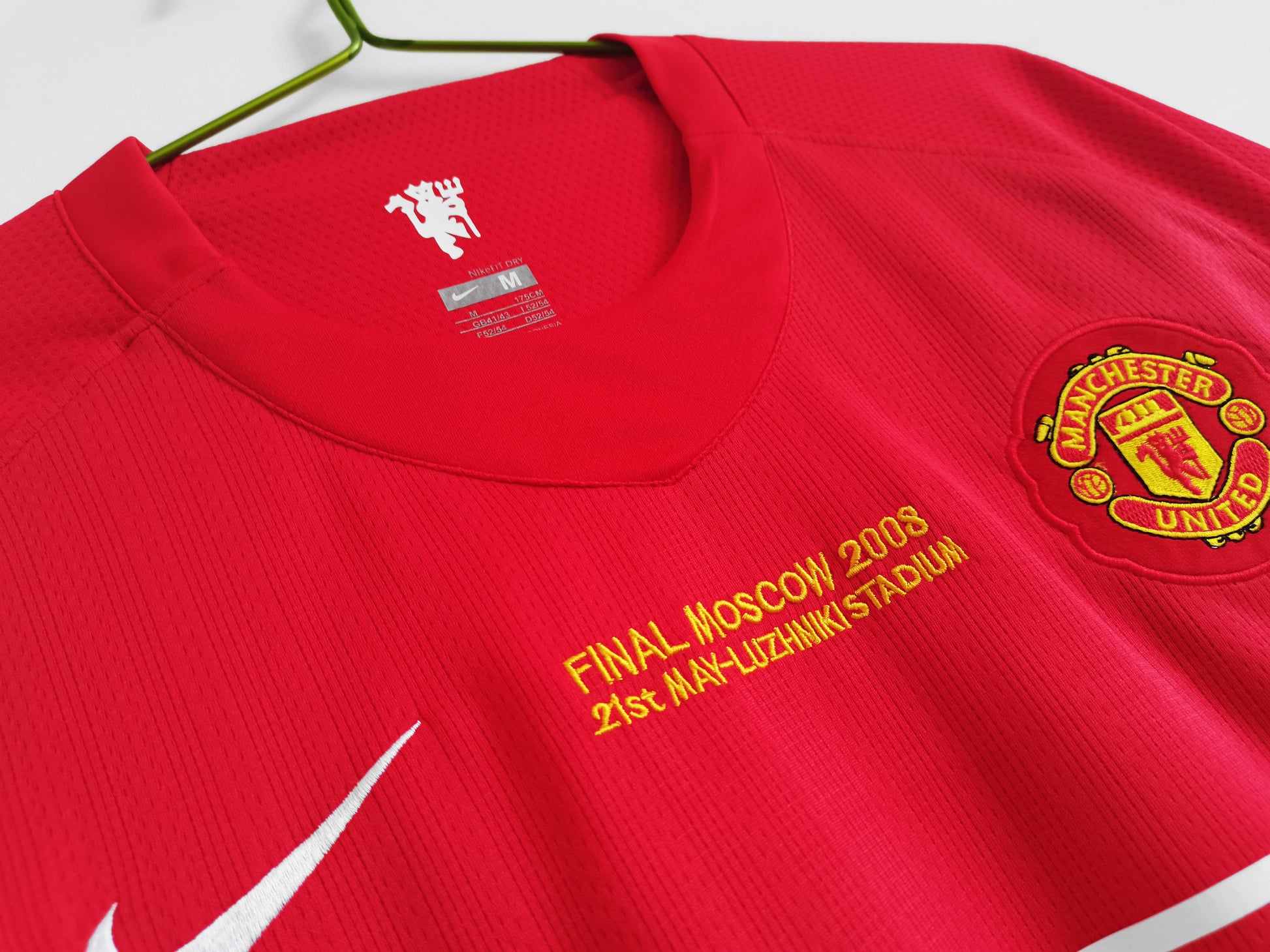 Manchester United 2007/08 Longsleeved Home Jersey - Retro Edition - The Jersey Vault
